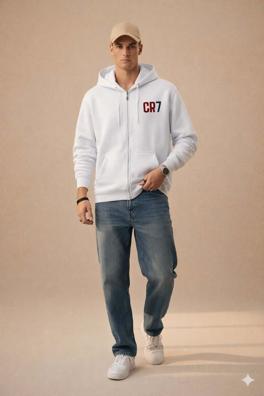 Unisex CR7 Zip Hoodie